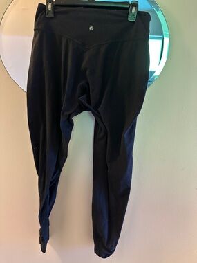 Lululemon Black High Rise Leggings Size Dot 7 (Approx 4–6) Yoga Activewear